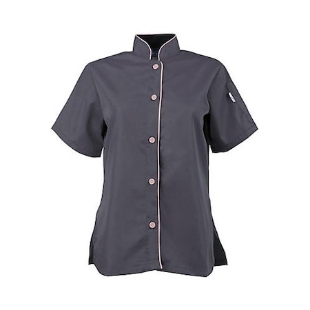 Allpoints Kng M Active Chef Shirt Womens Slate/Pink Ss 2127SLPKM